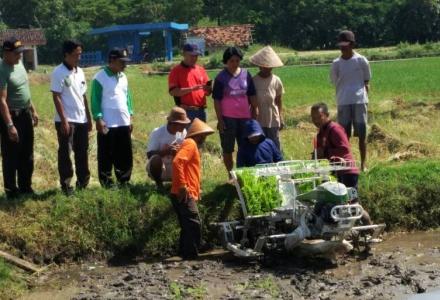 Pelatihan Mesin Transplanter menuju Modernisasi Pertanian