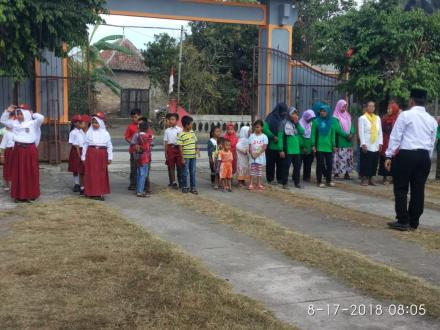 Upacara 17 Agustus 2018 Warga Dusun Muneng