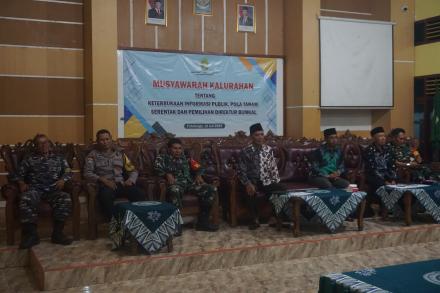 MUSYAWARAH KALURAHAN TENTANG KETERBUKAAN INFORMASI PUBLIK, POLA TANAM SERENTAK, DAN PEMILIHAN DIREKT