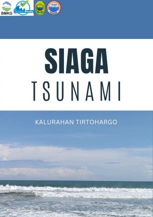 PENYEBARAN BUKU SIAGA TSUNAMI KALURAHAN TIRTOHARGO OLEH FPRB DAN MAHASISWA MAGANG