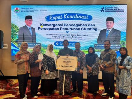 Tirtohargo Sabet Juara 1 Nasional Desa Berkinerja Baik Penurunan Stunting 2026
